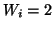 \( W_{i}=2 \)